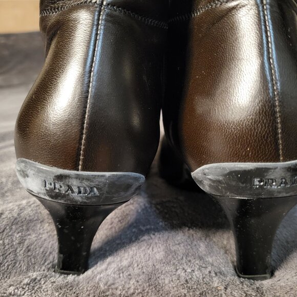 PRADA Boots Size 40 / US 10 Brown - Picture 5 of 10